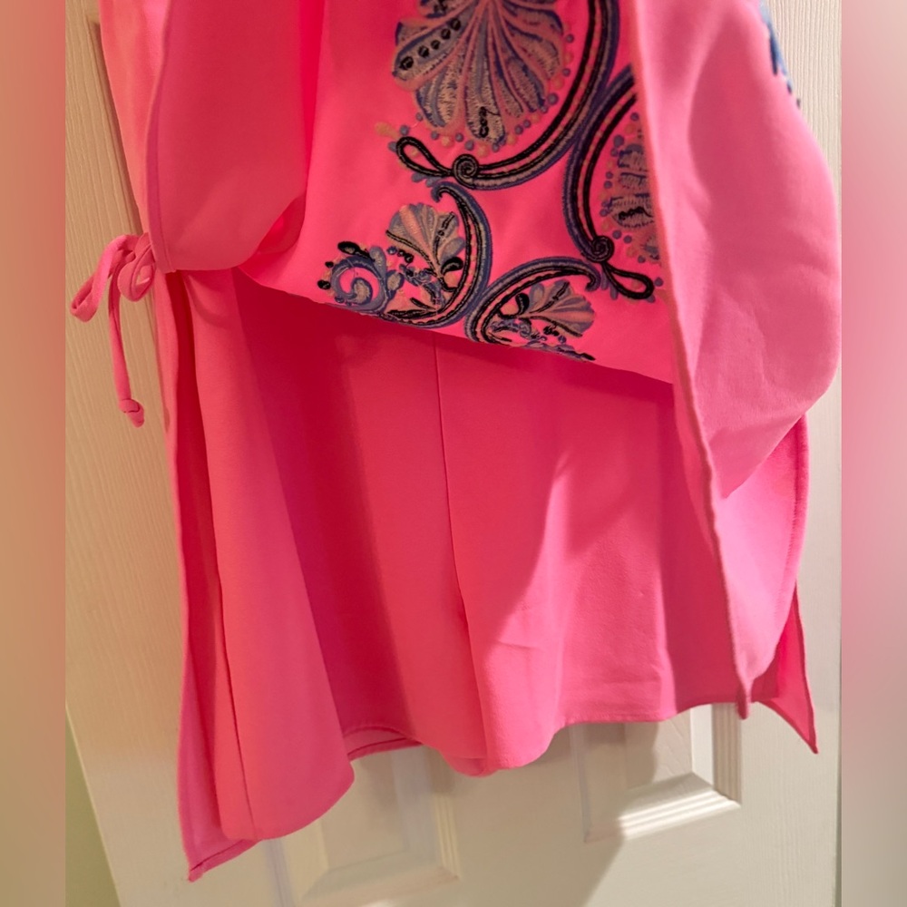 Lilly Pulitzer Pink Halter Sundress Resort Wear - Picture 3 of 7